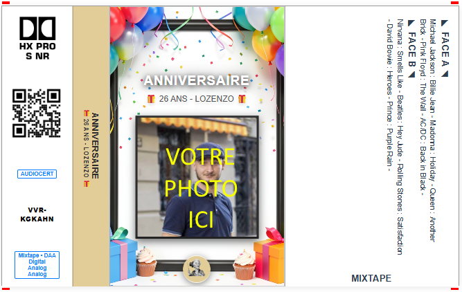 Pochette Anniversaire