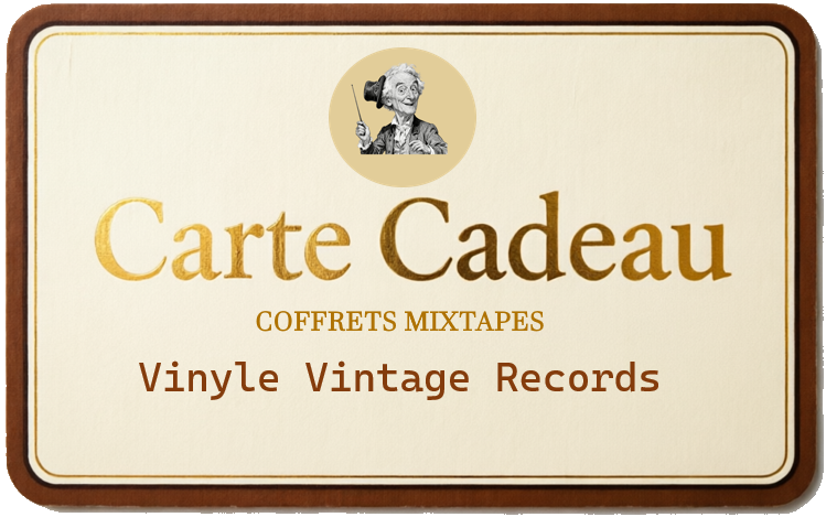 Carte Cadeau Vinyle Vintage Records - Mixtape Cassette Personnalisée